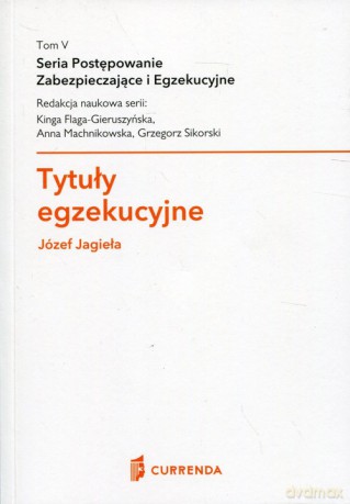 Tytuły egzekucyjne - Józef Jagieła [KSIĄŻKA]