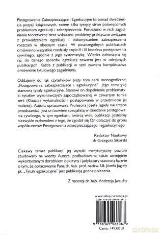 Tytuły egzekucyjne - Józef Jagieła [KSIĄŻKA]