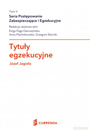 Tytuły egzekucyjne - Józef Jagieła [KSIĄŻKA]