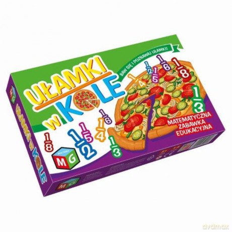 Ułamki w kole [GRA PLANSZOWA]