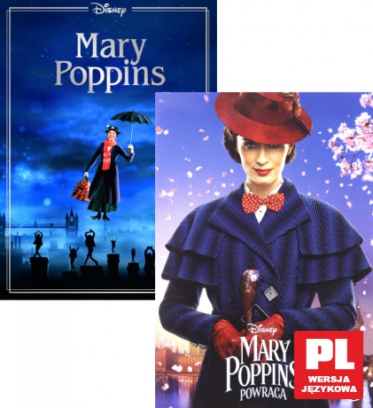 Mary Poppins + Mary Poppins Powraca (Disney) [2DVD]