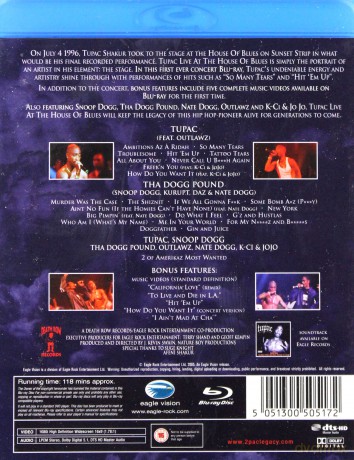 Tupac: Live At The House Of Blues [Blu-Ray]
