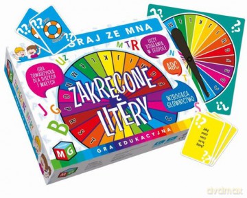 Zakręcone litery [GRA PLANSZOWA]