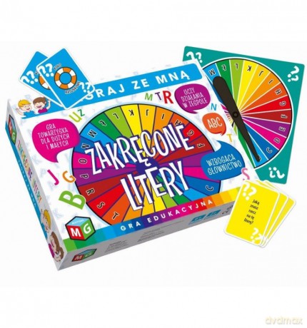 Zakręcone litery [GRA PLANSZOWA]