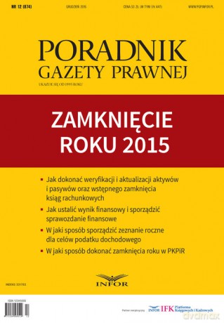 Zamknięcie roku 2015 [KSIĄŻKA]