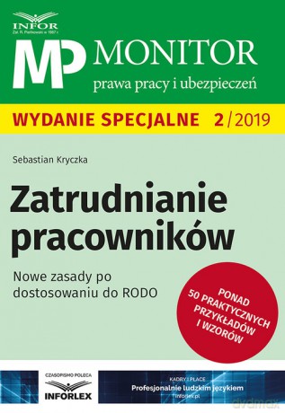 Zatrudnianie pracowników Nowe zasady po dostosowaniu RODO - Sebastian Kryczka [KSIĄŻKA]