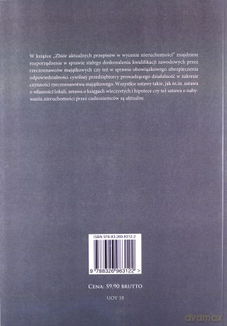Zbiór aktualnych przepisów w wycenie nieruchomości [KSIĄŻKA]
