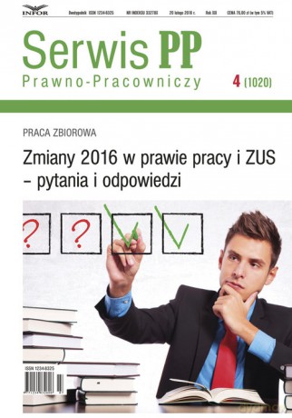 Zmiany 2016 w prawie pracy i ZUS pytania i odpowiedzi [KSIĄŻKA]