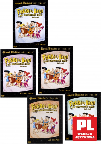 Flintstonowie Sezon 1 Pakiet [5DVD]