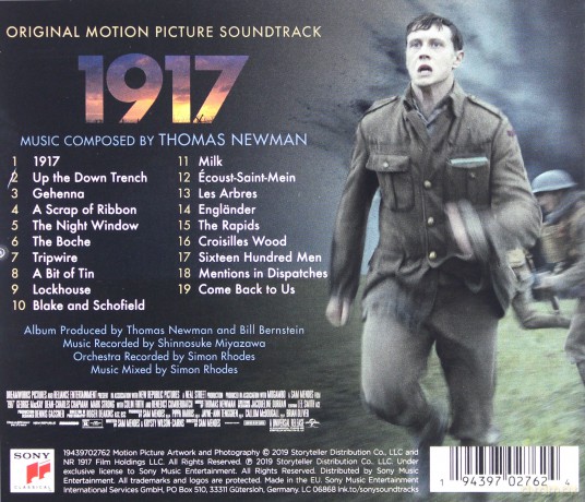 1917 soundtrack (Thomas Newman) [CD]