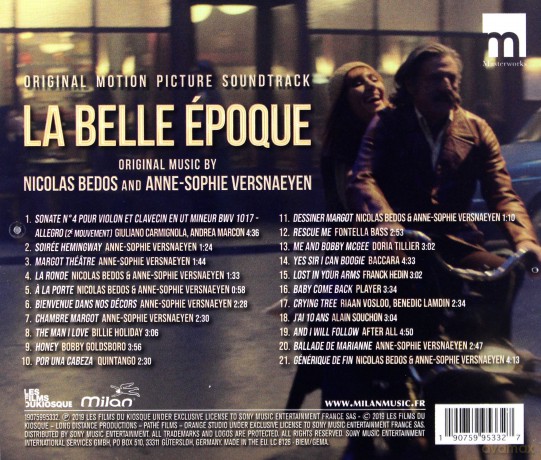 La Belle Epoque soundtrack (Poznajmy się jeszcze raz) [CD]