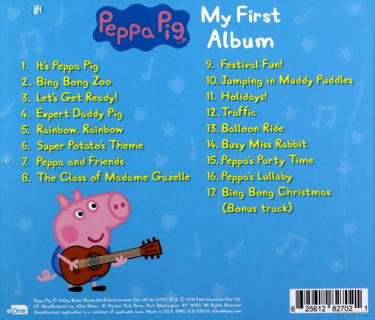 Peppa Pig: My First Album (Świnka Peppa) [CD]