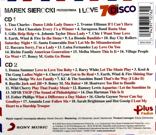 Marek Sierocki Przedstawia: I Love 70's Disco [2CD]