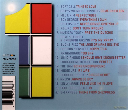 20 Uk no. 1's From the 80's [CD]