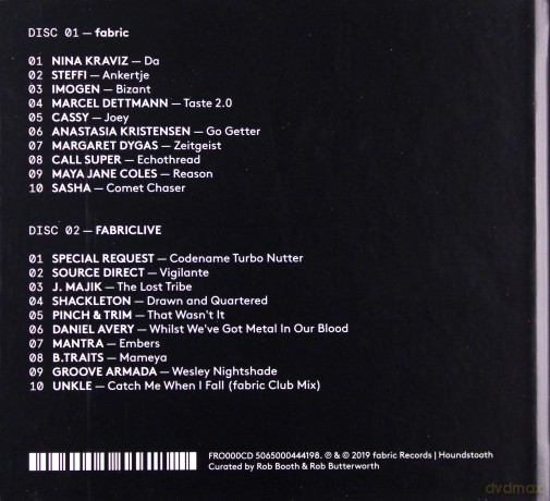 20 Years Of Fabric [2CD]