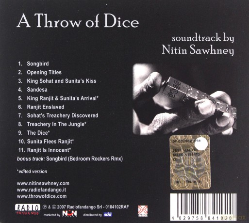 Nitin Sawhney: A Throw of Dice [CD]