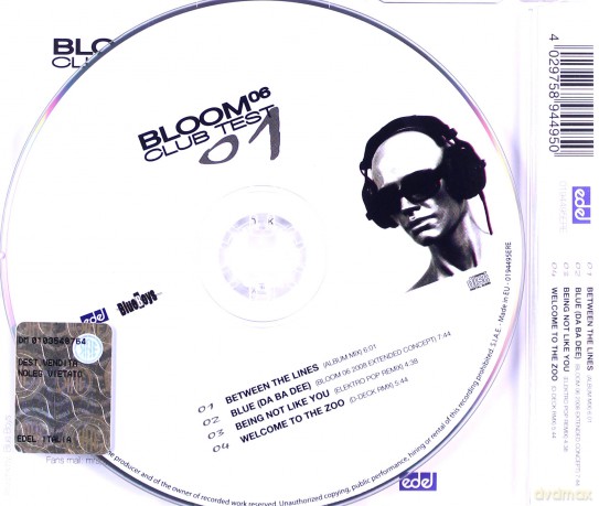 Bloom 06: Club Test 01 [CD]