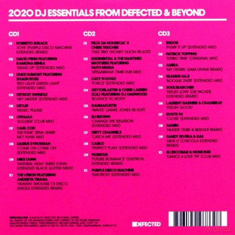 Defected Presents Most Rated 2020 Variou [3CD]