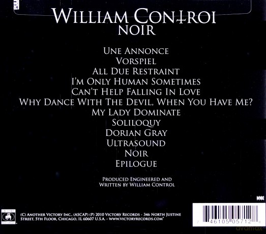 William Control: Noir [CD]
