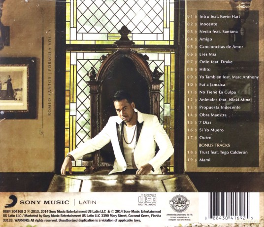 Romeo Santos: Formula 2 [CD]