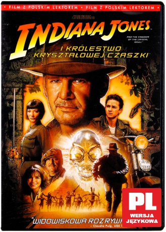 Indiana Jones i Królestwo Kryształowej Czaszki (polski lektor) [DVD]