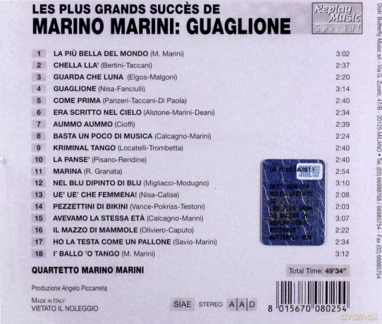 Marino Marini: Guaglione [CD]