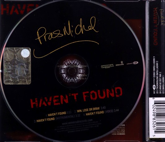Pras Michel Feat. Sharli Mcqueen: Haven't Found [CD]