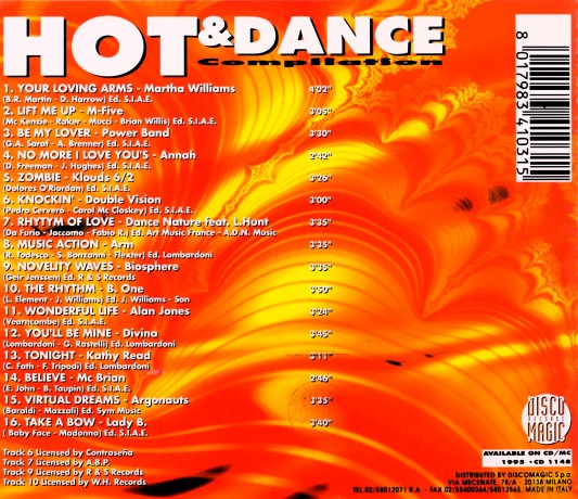 Hot & Dance Compilation [CD]