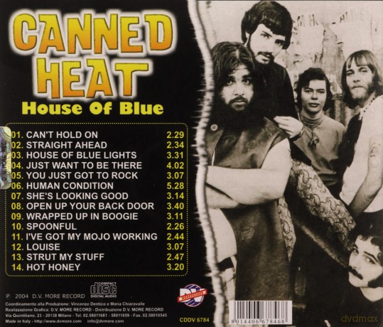 Canned Heat: House of Blues [CD]