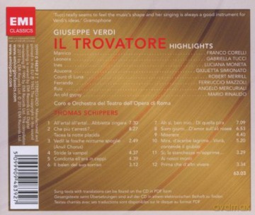 Thomas Schippers: Il Trovatore (Highlights) [CD]