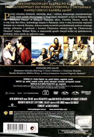 Ben Hur wydanie jubileuszowe 50.rocznica [2DVD]