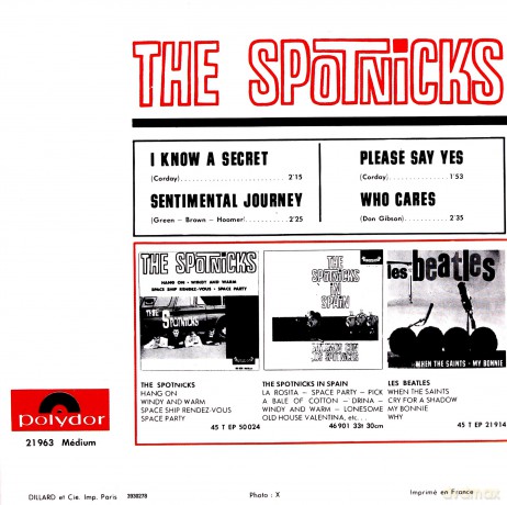 Spotnicks: I Know A Secret (Mini Cd) [CD]