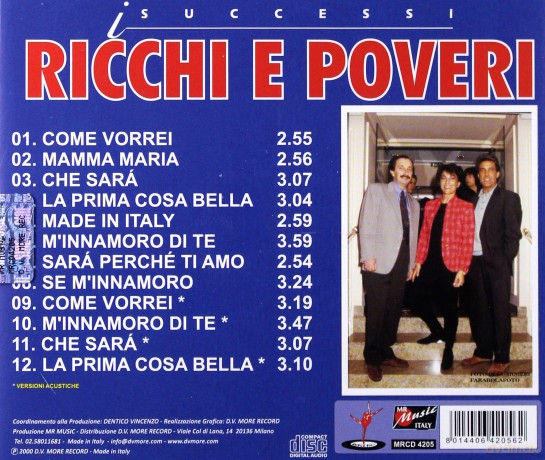 Ricchi E Poveri: I Successi [CD]