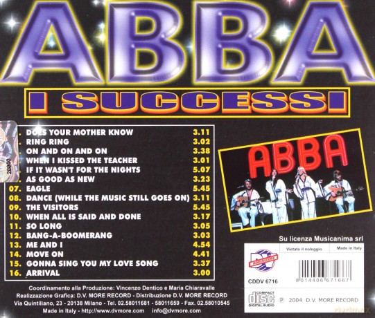 Abba: I Successi [CD]
