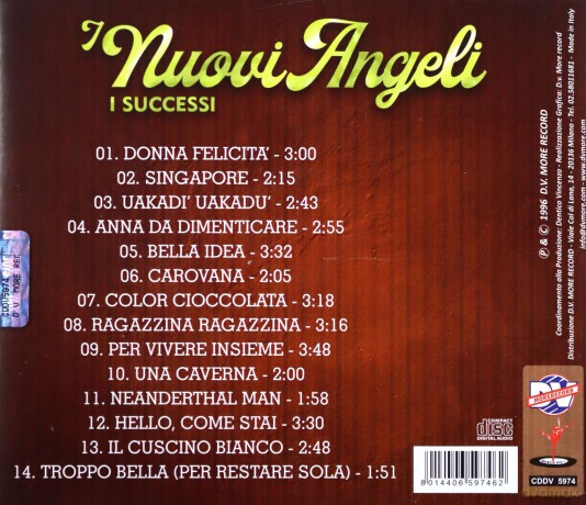 Nuovi Angeli: I Successi [CD]