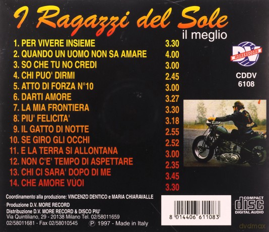 Ragazzi Del Sole: Il Meglio [CD]