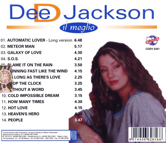 Dee D. Jackson: Il Meglio [CD]