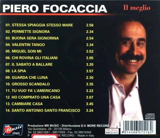 Piero Focaccia: Il Meglio [CD]