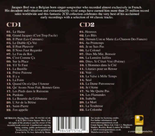 Jacques Brel: Ne Me Quitte Pas (digipack) [2CD]