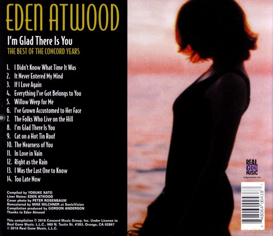 Eden Atwood: I'm Glad There Is You [CD]