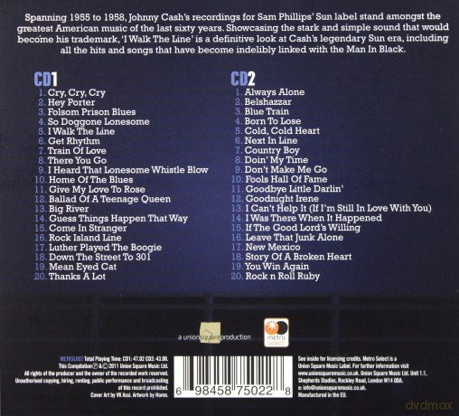 Johnny Cash: I Walk The Line [2CD]