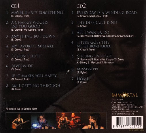 Sheryl Crow: In Concert [2CD]