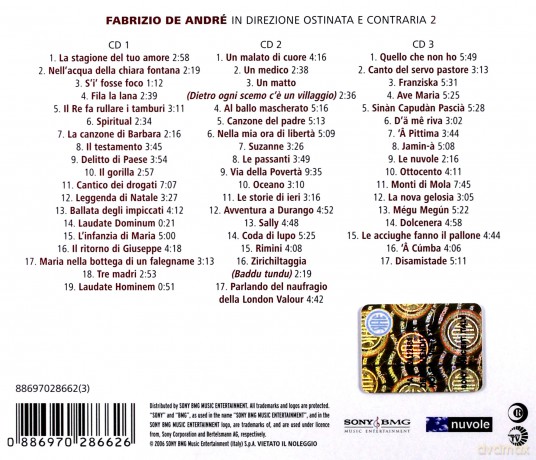 Fabrizio De Andre: In Direzione Ostinata E C. 2 [3CD]