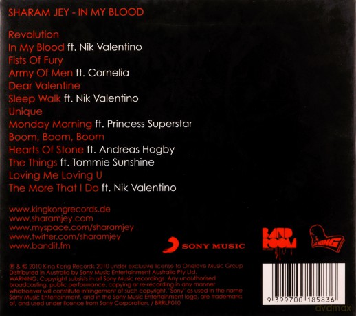 Sharam Jey: In My Blood [CD]
