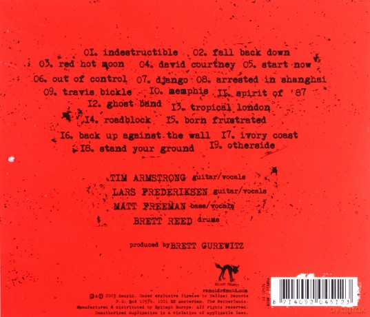 Rancid: Indestructible [CD]