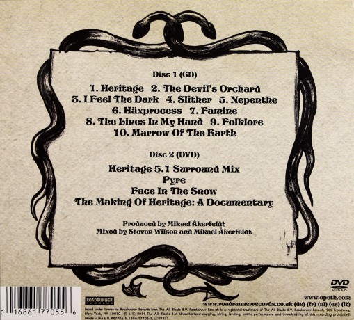 Opeth: Heritage (digipack) [CD]+[DVD]