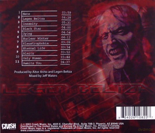 Legen Beltza: Insanity [CD]