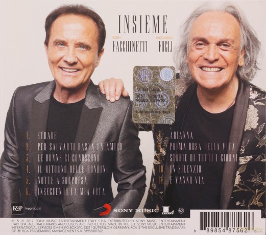 Roby Facchinetti E Riccardo Fogli: Insieme [CD]