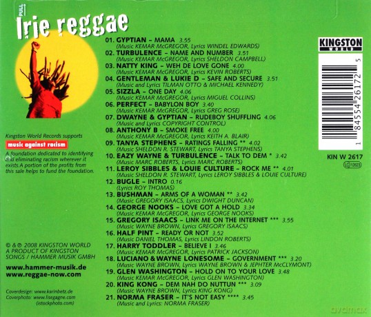 Irie Reggae [CD]