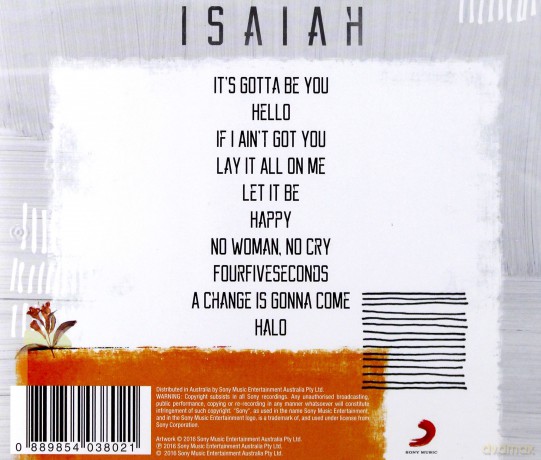 Isaiah: Isaiah X Factor Australia [CD]